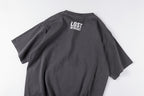 Lost Intricacy Rhinestone Logo Washed Cotton T-Shirt - Charcoal / Light Gray - product image 11