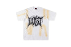 Lost Intricacy Rhinestone Logo Washed Cotton T-Shirt - Charcoal / Light Gray - product image 1