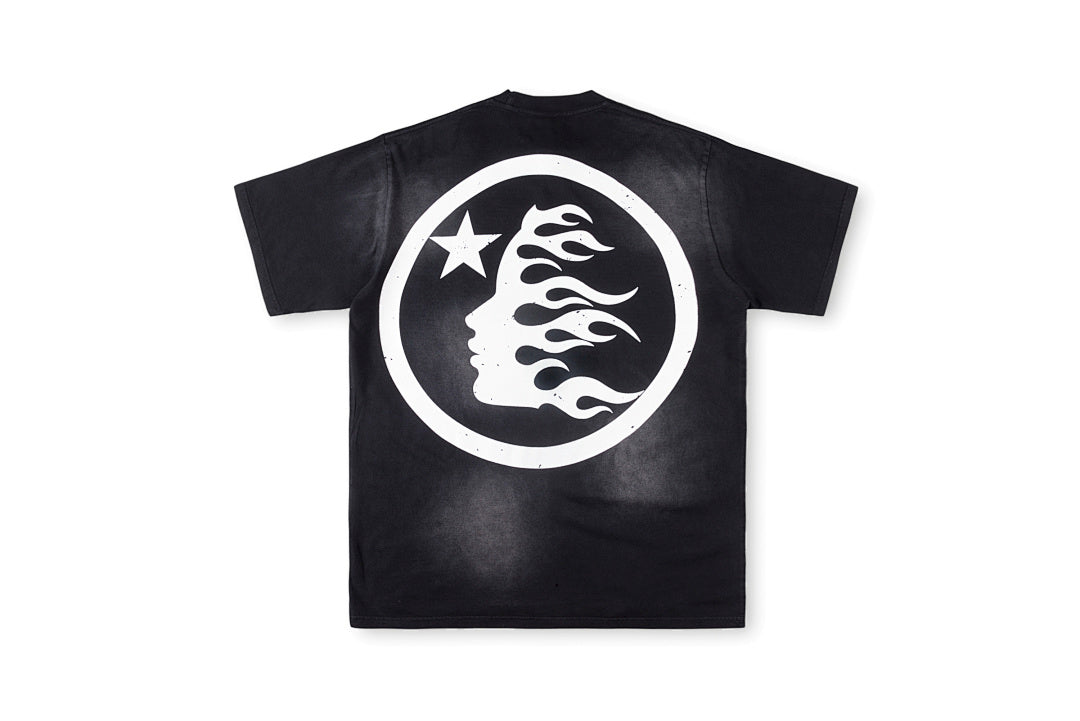 Hellstar Studios Gel Sport Rhinestone Washed T-Shirt - Black / Light Gray - product image 11