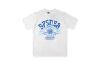 Sp5der Worldwide Varsity Eagle Cotton T-Shirt - Light Gray - product image 1