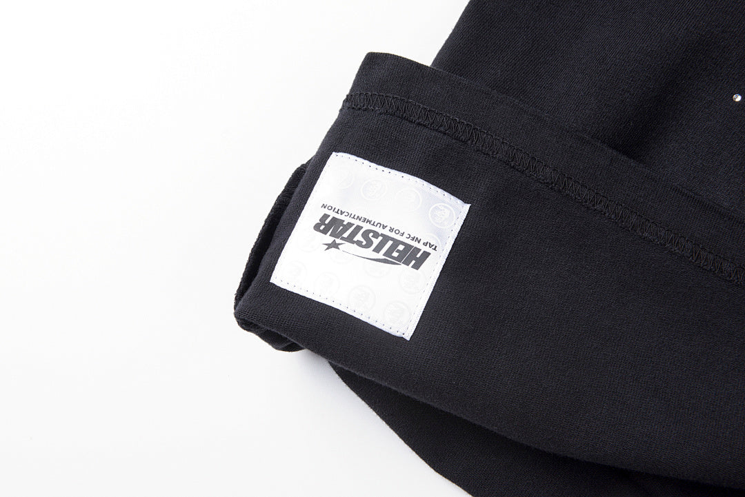 Hellstar Studios Rhinestone Logo Washed Cotton T-Shirt - Black - product image 4