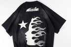Hellstar Studios Rhinestone Logo Washed Cotton T-Shirt - Black - product image 12