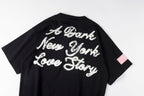 Lost Intricacy Woman Portrait Washed Cotton T-Shirt - Black - product image 12
