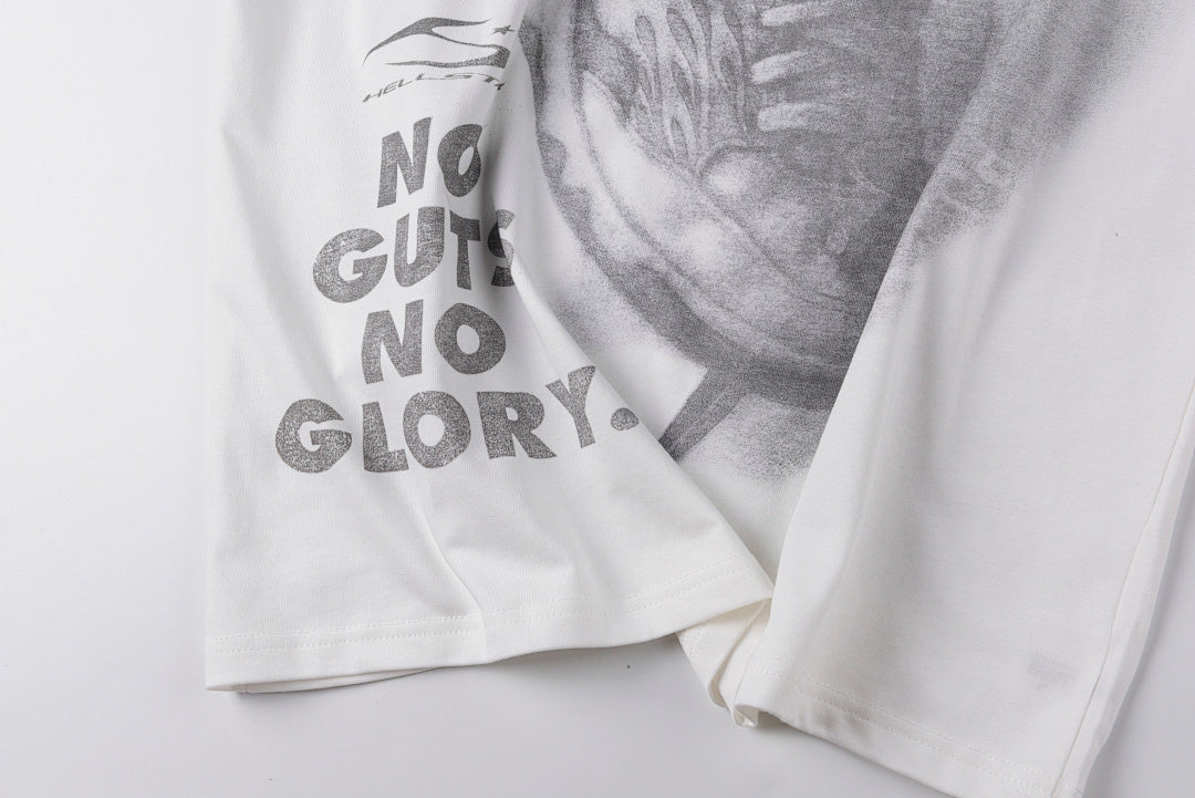 Hellstar Studios Holy State Basketball Graphic Cotton T-Shirt - Light Gray - product image 12