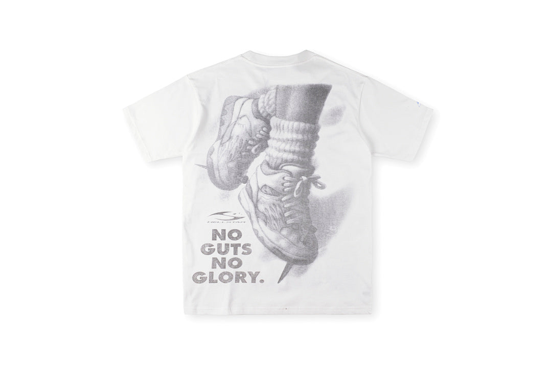 Hellstar Studios Holy State Basketball Graphic Cotton T-Shirt - Light Gray - product image 2