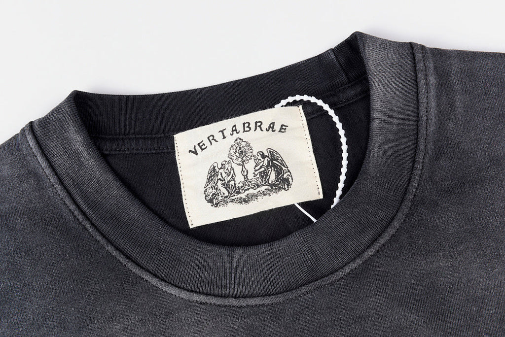 Vertabrae Young Thug Eyes Graphic Washed Cotton T-Shirt - Black - product image 3