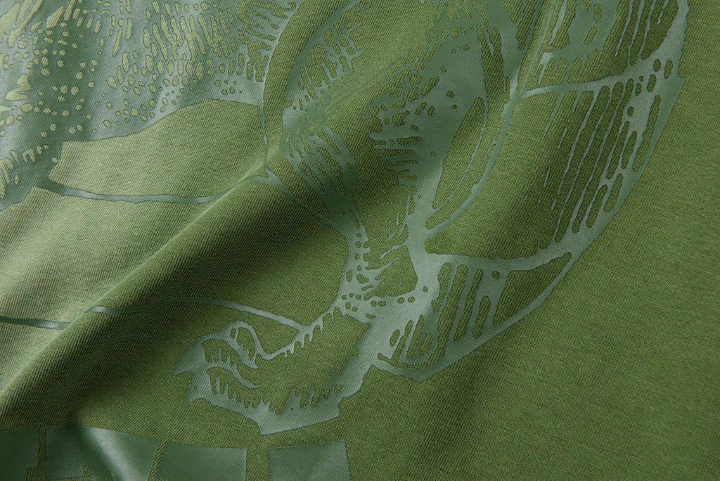 Saint Vanity Eagle Logo Washed Cotton T-Shirt - Yellow Olive - product image 12