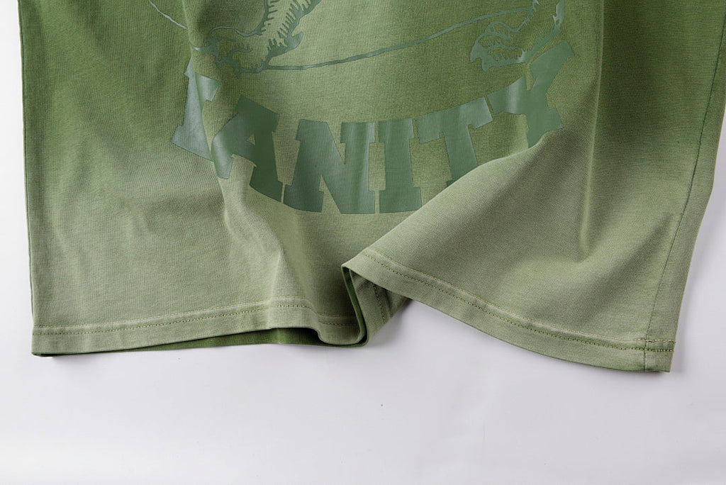 Saint Vanity Eagle Logo Washed Cotton T-Shirt - Yellow Olive - product image 13