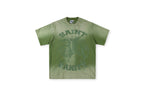 Saint Vanity Eagle Logo Washed Cotton T-Shirt - Yellow Olive - product image 1