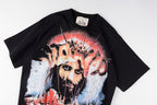 Vertabrae Young Thug Puppet Portrait Cotton T-Shirt - Black - product image 8