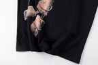 Vertabrae Young Thug Puppet Portrait Cotton T-Shirt - Black - product image 11