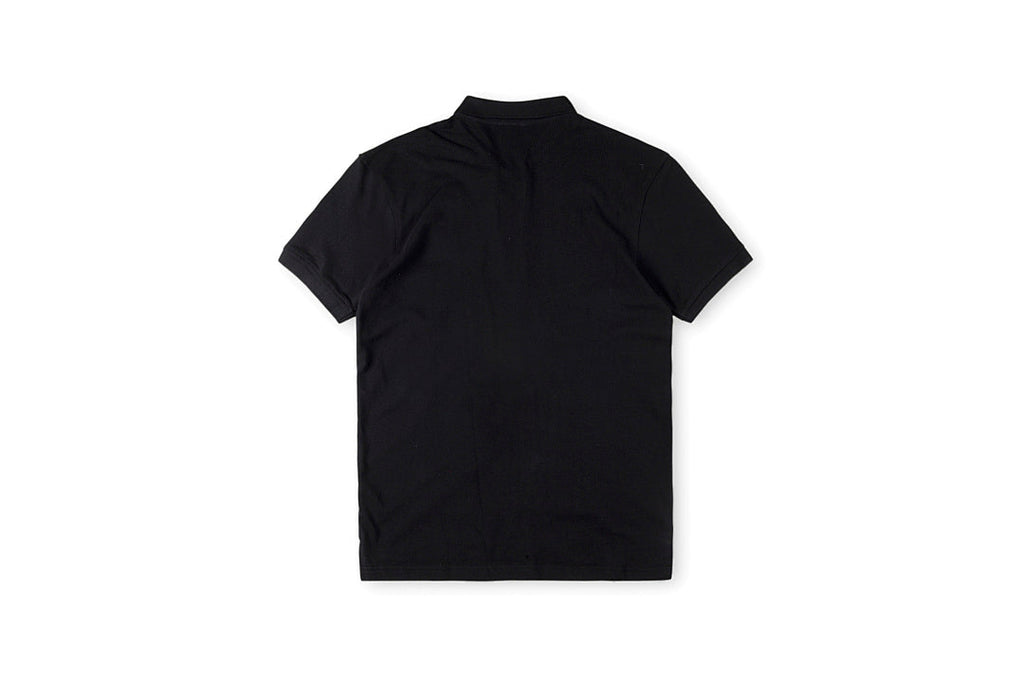 Saint Vanity Embroidered Logo Cotton Polo Shirt - Black / Red / Light Gray - product image 11