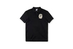 Saint Vanity Embroidered Logo Cotton Polo Shirt - Black / Red / Light Gray - product image 12