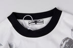 Vertabrae Push Sketch Collage Cotton T-Shirt - Light Gray - product image 7