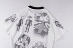 Vertabrae Push Sketch Collage Cotton T-Shirt - Light Gray - product image 14