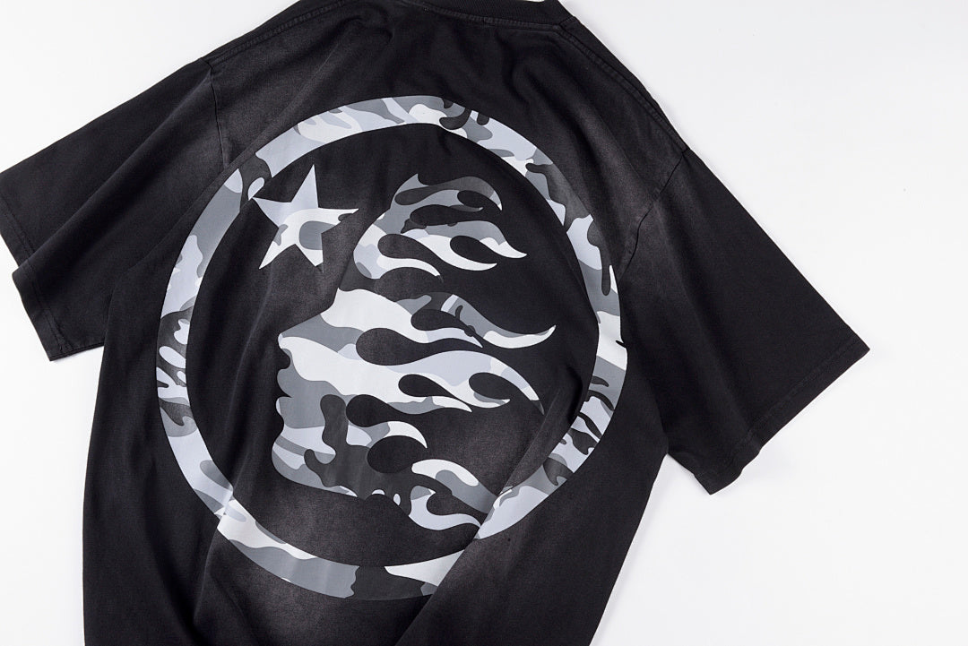 Hellstar Studios Camo Gel Sport Logo Cotton T-Shirt - Black - product image 12