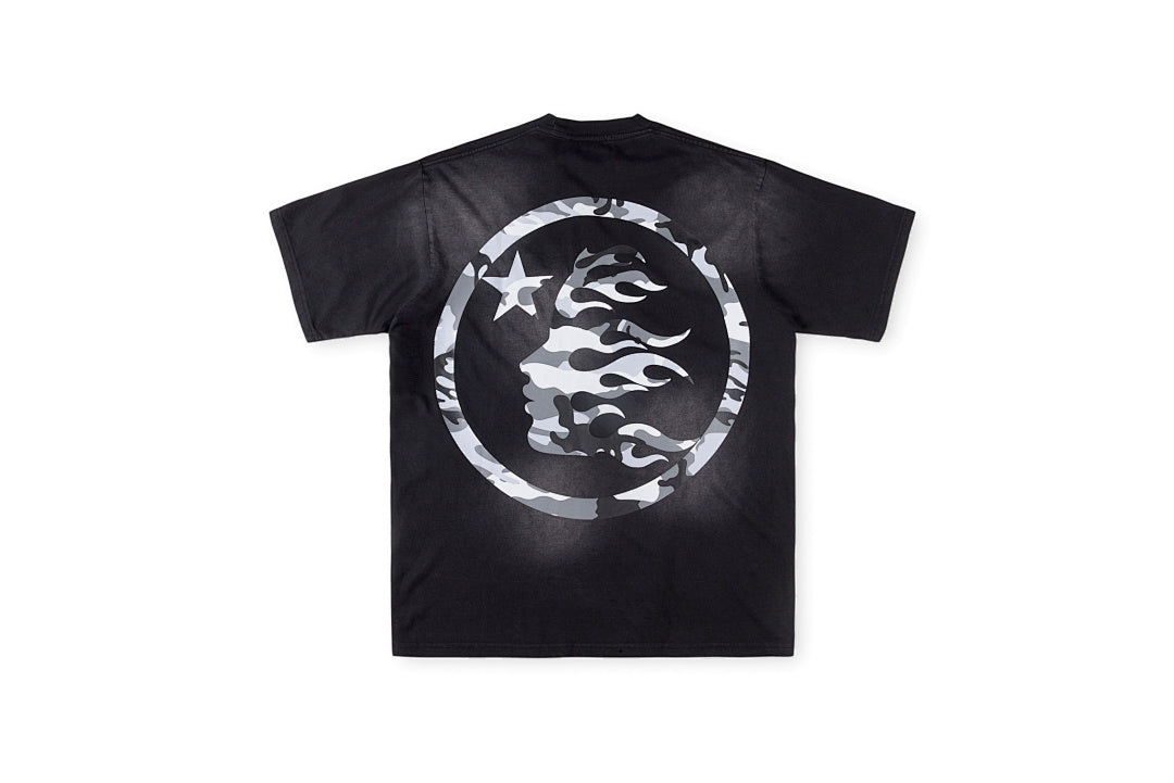 Hellstar Studios Camo Gel Sport Logo Cotton T-Shirt - Black - product image 2