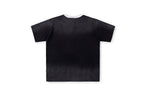 Vertabrae Push Bandaged Angel Contrast Collar Cotton T-Shirt - Black - product image 2