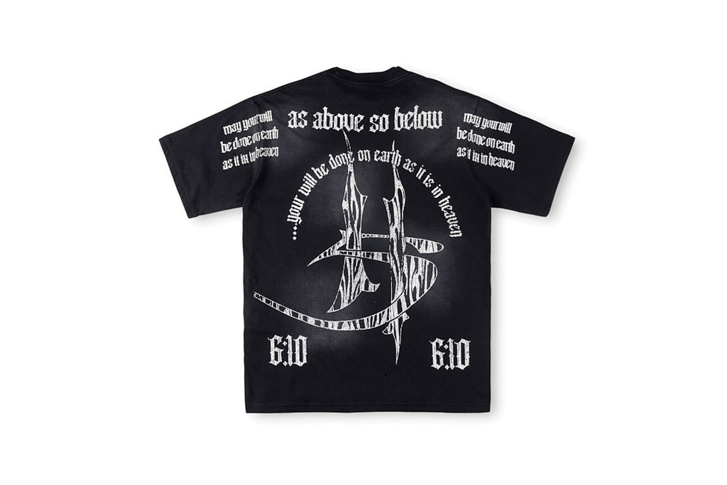 Hellstar Studios As Above So Below Graphic Cotton T-Shirt - Black - product image 2