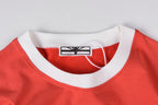 Vertabrae Verty Youth Pin-Up Graphic Ringer T-Shirt - Red - product image 6