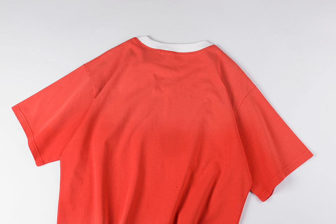 Vertabrae Verty Youth Pin-Up Graphic Ringer T-Shirt - Red - product image 10
