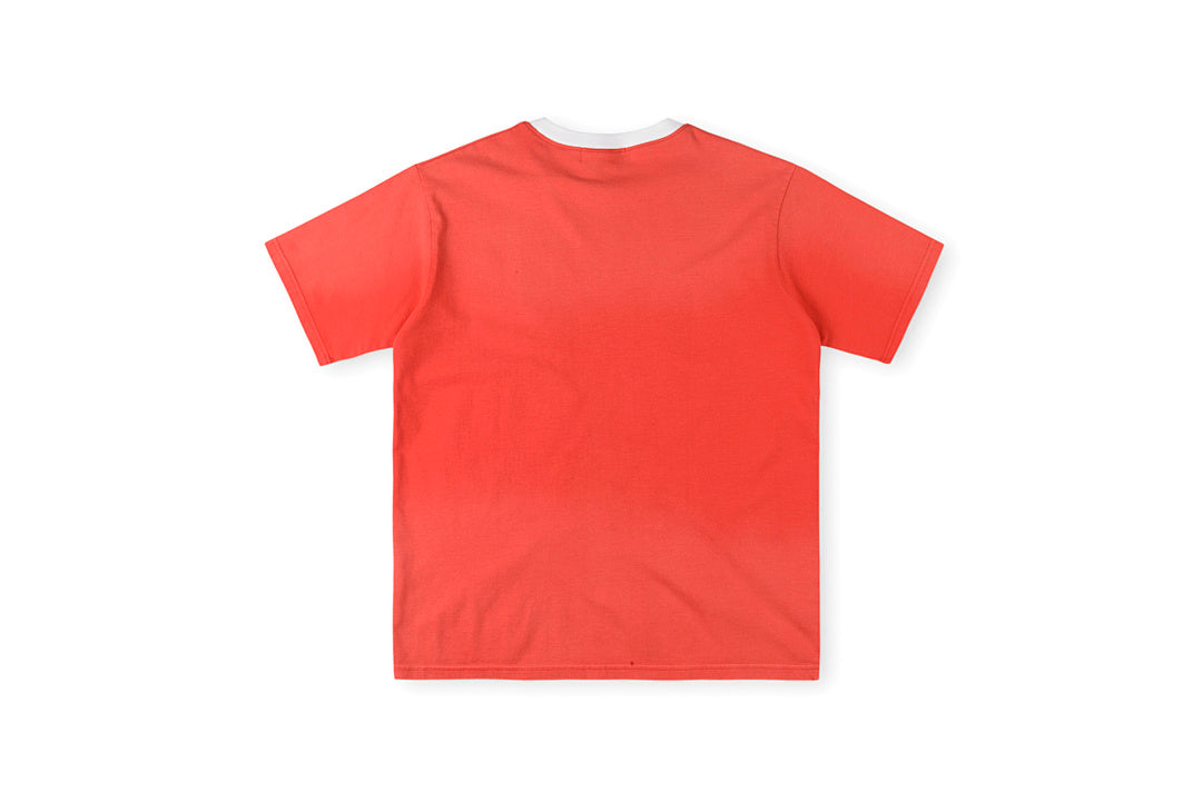 Vertabrae Verty Youth Pin-Up Graphic Ringer T-Shirt - Red - product image 2