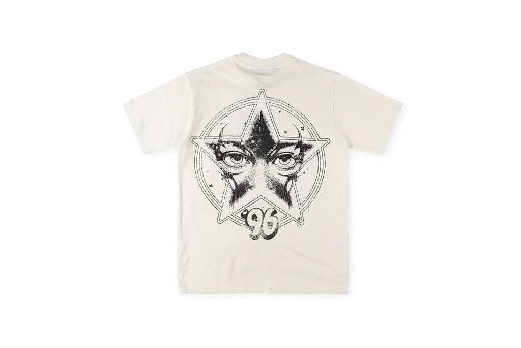 Hellstar Studios Path to Paradise Graphic Cotton T-Shirt - Light Gray - product image 2