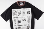 Saint Vanity Graphic Patch Cotton T-Shirt - Black / Red - product image 8