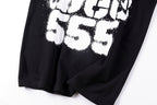 Sp5der 555555 Spray Print Cotton T-Shirt - Black - product image 7