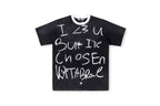 Vertabrae Chosen Graffiti Ringer Cotton T-Shirt - Black - product image 1