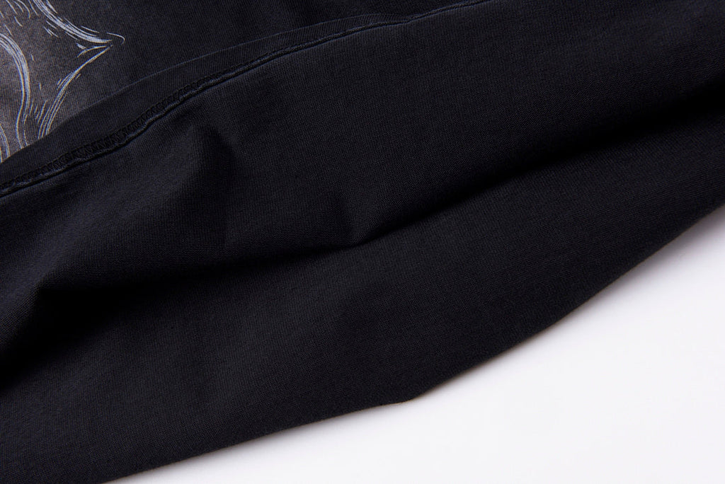 Hellstar Studios I Love NY Graphic Vintage Wash Cotton T-Shirt - Black - product image 3
