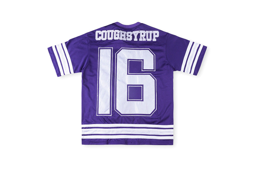 That's A Awful Lot of Cough Syrup No. 16 Embroidered Jersey T-Shirt - Black / Blue / Red - product image 3