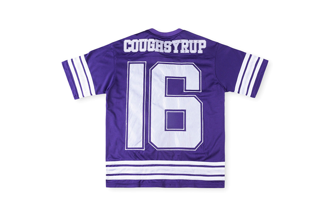 That's A Awful Lot of Cough Syrup No. 16 Embroidered Jersey T-Shirt - Black / Blue / Red - product image 3