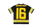 That's A Awful Lot of Cough Syrup No. 16 Embroidered Jersey T-Shirt - Black / Blue / Red - product image 15