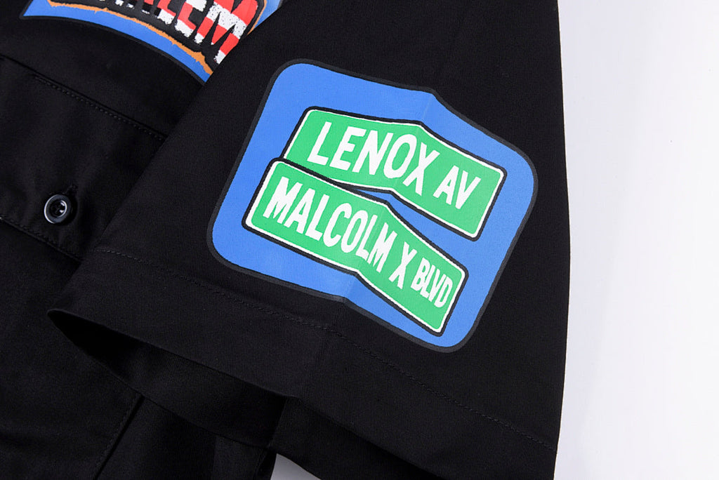 That's A Awful Lot of Cough Syrup Harlem Eagle Patch Work Shirt - Black - product image 5
