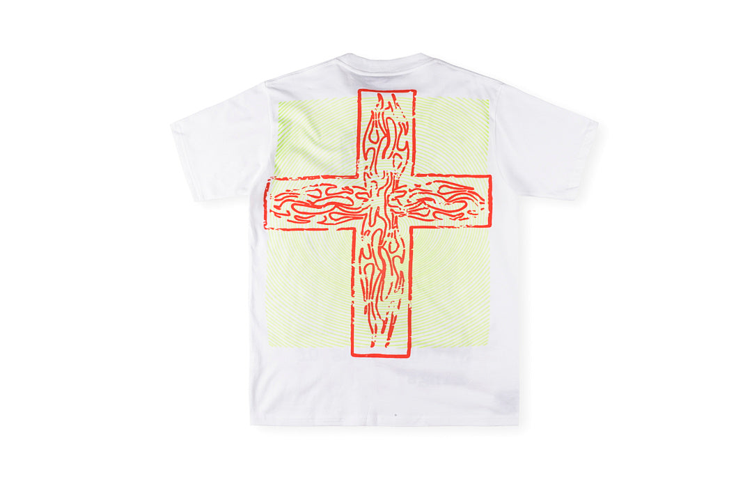 Hellstar Studios Savior King of Kings Graphic Cotton T-Shirt - Light Gray - product image 2