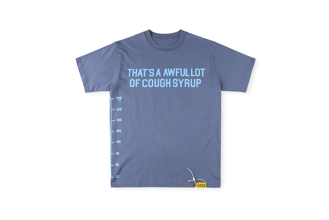 That's A Awful Lot of Cough Syrup Measurement Logo Cotton T-Shirt - Black - product image 6