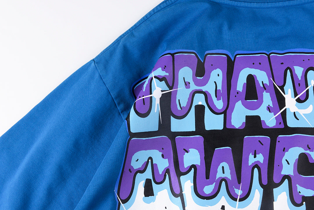 That's A Awful Lot of Cough Syrup Juiceman Cartoon Graphic T-Shirt - Blue Navy / Light Blue Blue - product image 9