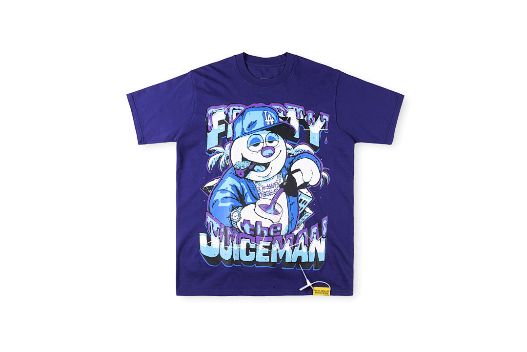 That's A Awful Lot of Cough Syrup Juiceman Cartoon Graphic T-Shirt - Blue Navy / Light Blue Blue - product image 14