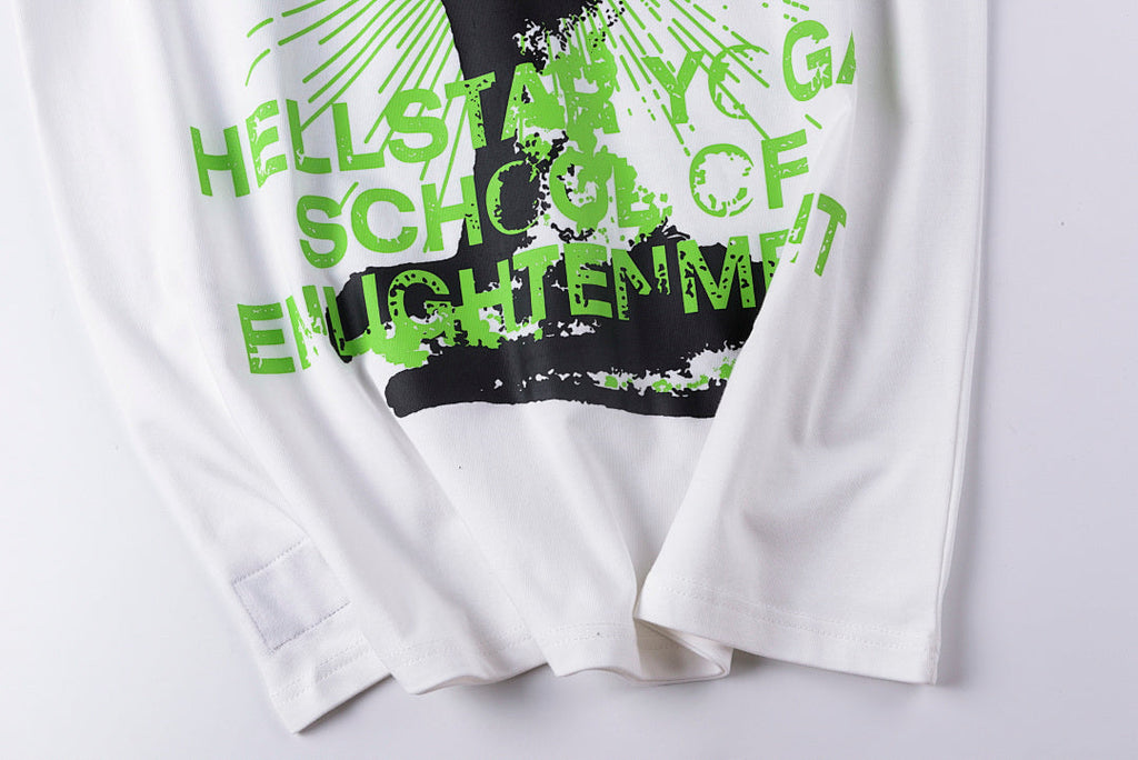 Hellstar Studios Yoga School of Enlightenment Graphic T-Shirt - Light Gray - product image 8