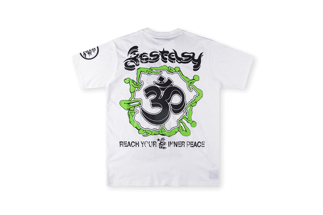 Hellstar Studios Yoga School of Enlightenment Graphic T-Shirt - Light Gray - product image 2
