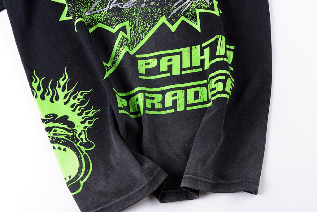 Hellstar Studios Records Path to Paradise Graphic T-Shirt - Charcoal - product image 12
