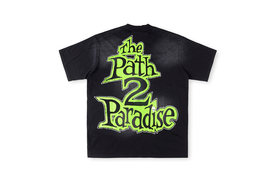 Hellstar Studios Path 2 Paradise Hand Graphic T-Shirt - Black
