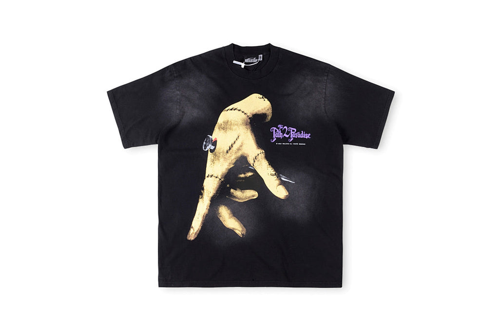 Hellstar Studios Path 2 Paradise Hand Graphic T-Shirt - Black - product image 1