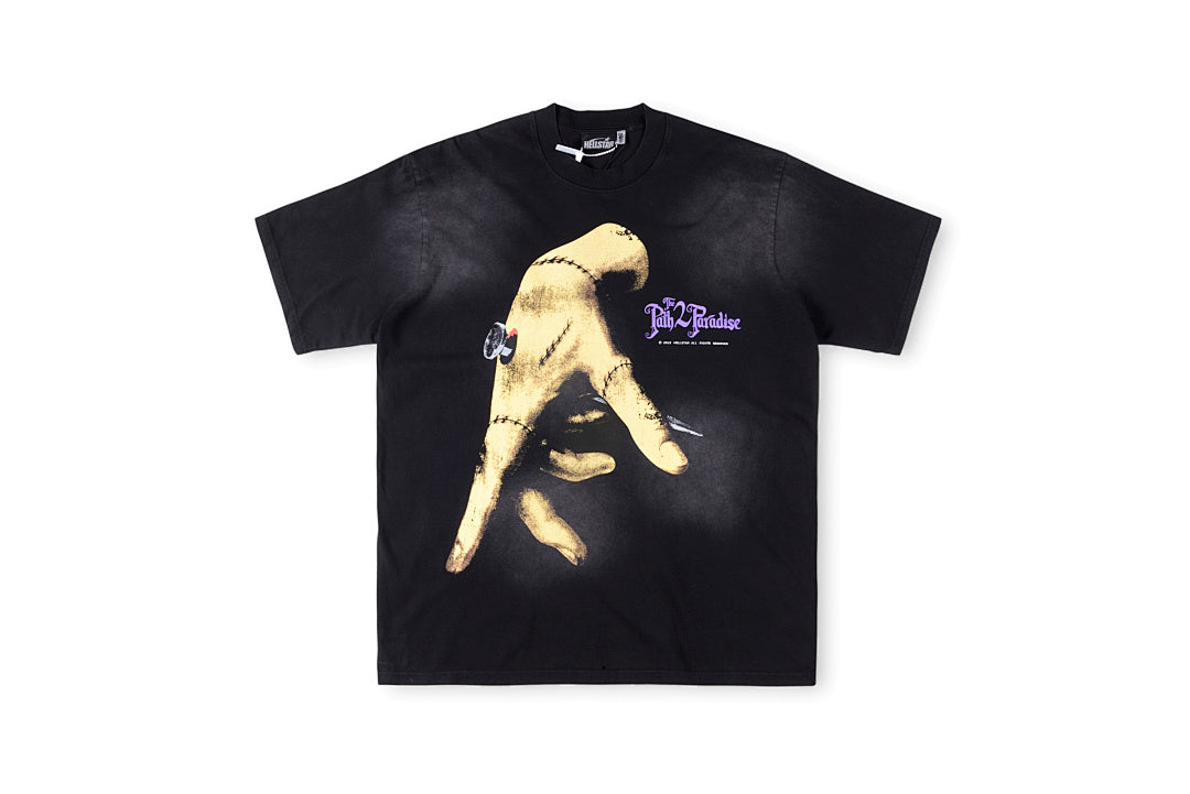 Hellstar Studios Path 2 Paradise Hand Graphic T-Shirt - Black - product image 1