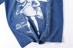 Hellstar Studios No Guts No Glory Cross Graphic Washed T-Shirt - Blue - product image 8