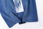 Hellstar Studios No Guts No Glory Cross Graphic Washed T-Shirt - Blue - product image 11