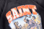 Saint Vanity Battle Scene Graphic Washed T-Shirt - Navy Black - product image 6