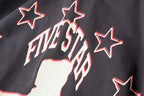Sp5der 555555 Star Graphic T-Shirt - Charcoal / Light Gray - product image 5