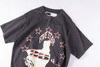 Sp5der 555555 Star Graphic T-Shirt - Charcoal / Light Gray - product image 8